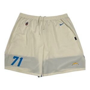 Nike NFL Chargers Shorts Men's 3XL On-Field Football Gear #71 Blue Athletic
